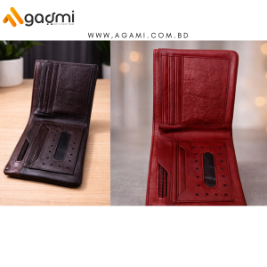 Agami Premium Wallet Without stitches(Genuine soft Leather )